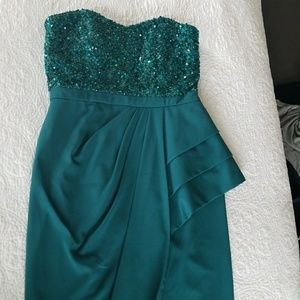 Badgley Mischka cocktail dress.